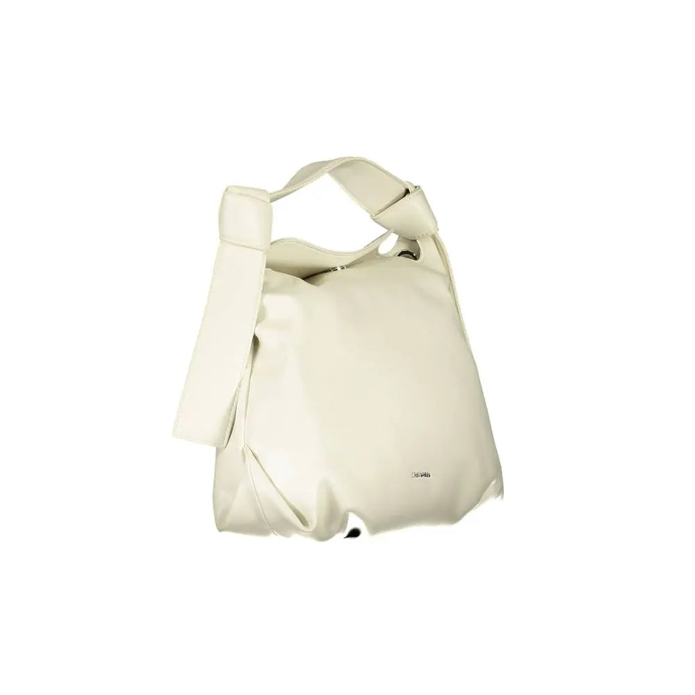Calvin Klein Beige Polyester Women Handbag Calvin Klein