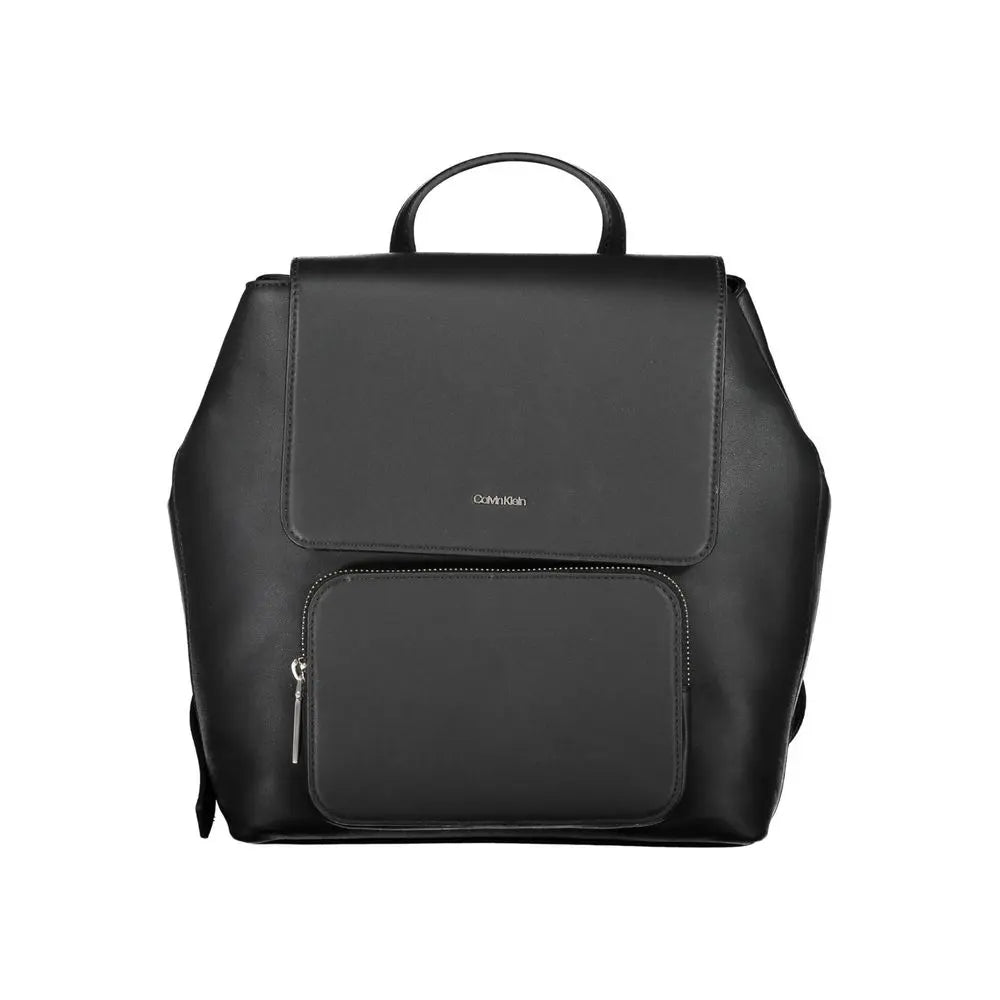 Calvin Klein Nero Polyester Women Backpack Calvin Klein