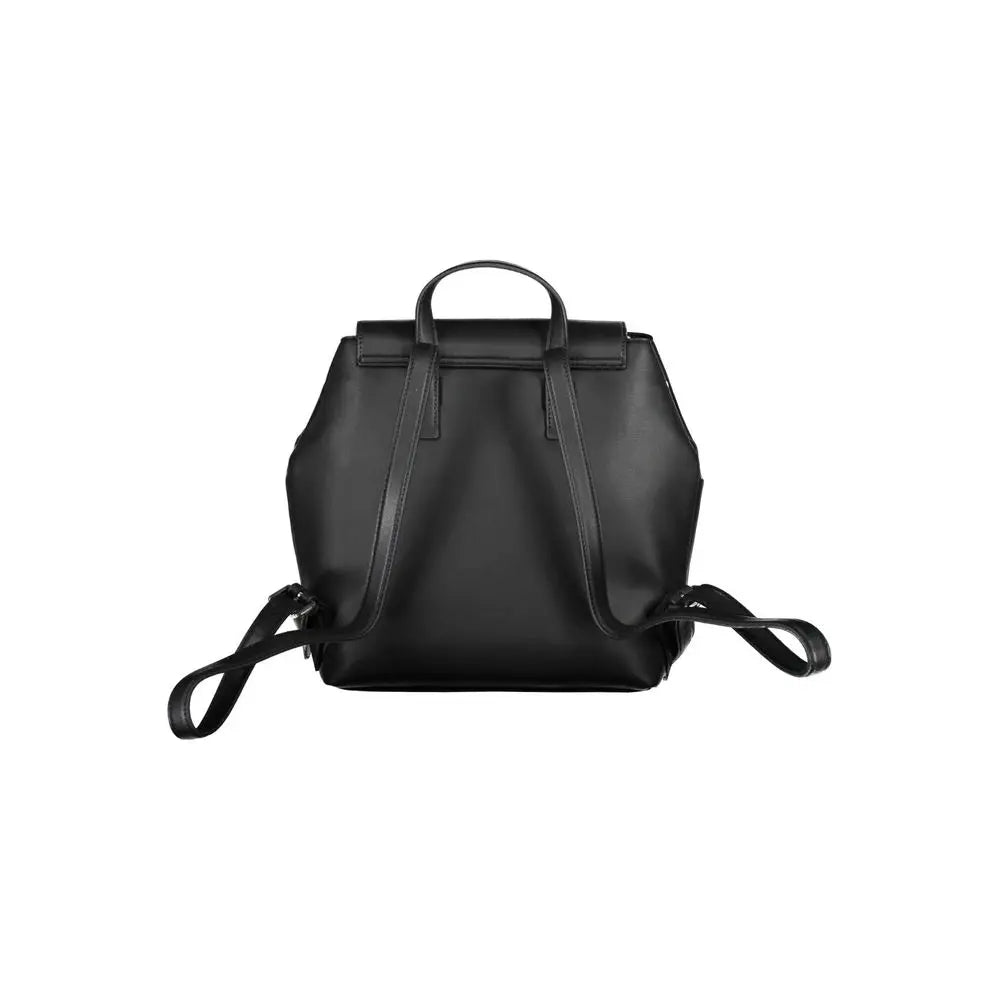 Calvin Klein Nero Polyester Women Backpack Calvin Klein