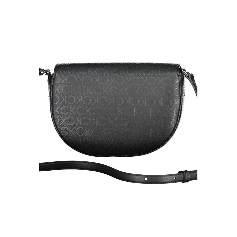 Calvin Klein Black Polyurethane Women Shoulder Bag Calvin Klein Xosier
