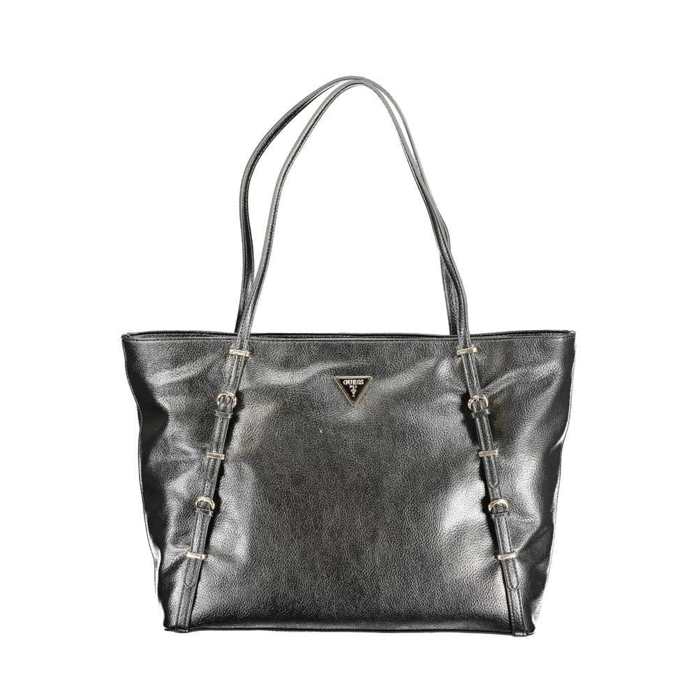Guess Jeans Black Polyurethane Women Handbag Guess Jeans Xosier