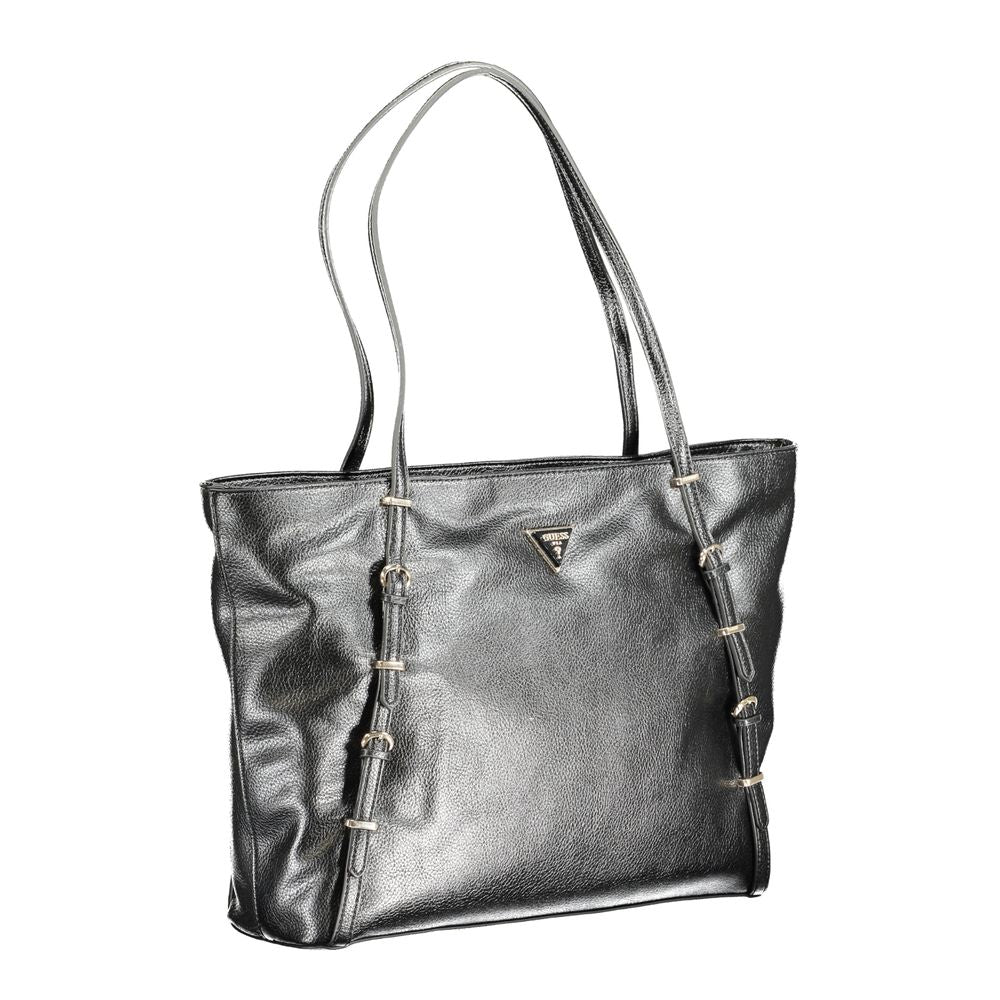 Guess Jeans Black Polyurethane Women Handbag Guess Jeans Xosier