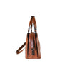 Brown Lexington Ostrich Leather Business Bag Bellabags Bellabags