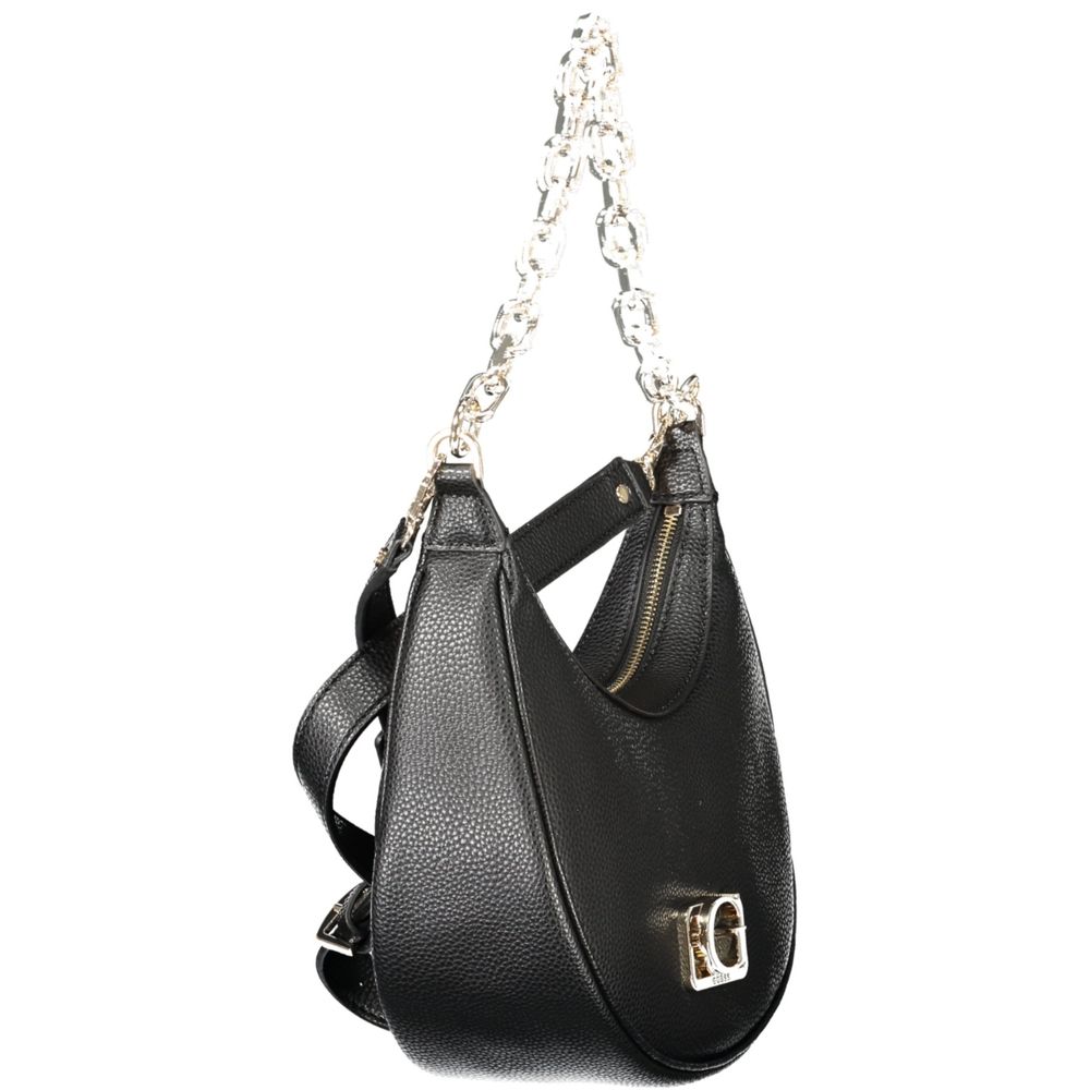 Guess Jeans Black Polyurethane Women's Handbag Guess Jeans Xosier