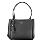 Guess Jeans Nero Poliuretano Women Handbag Guess Jeans Xosier