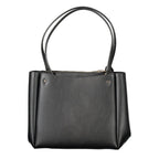 Guess Jeans Nero Poliuretano Women Handbag Guess Jeans Xosier