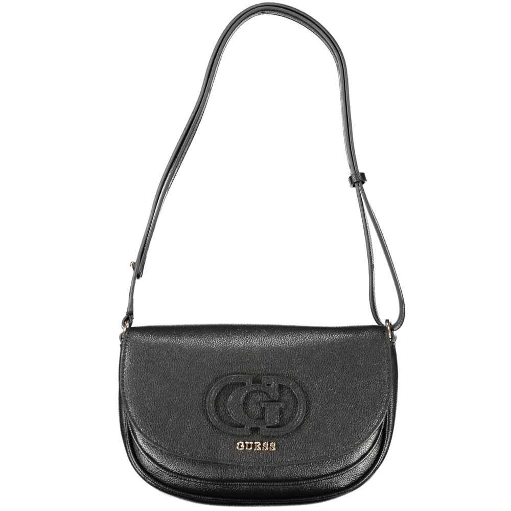 Guess Jeans Black Polyethylene Women Handbag Guess Jeans Xosier