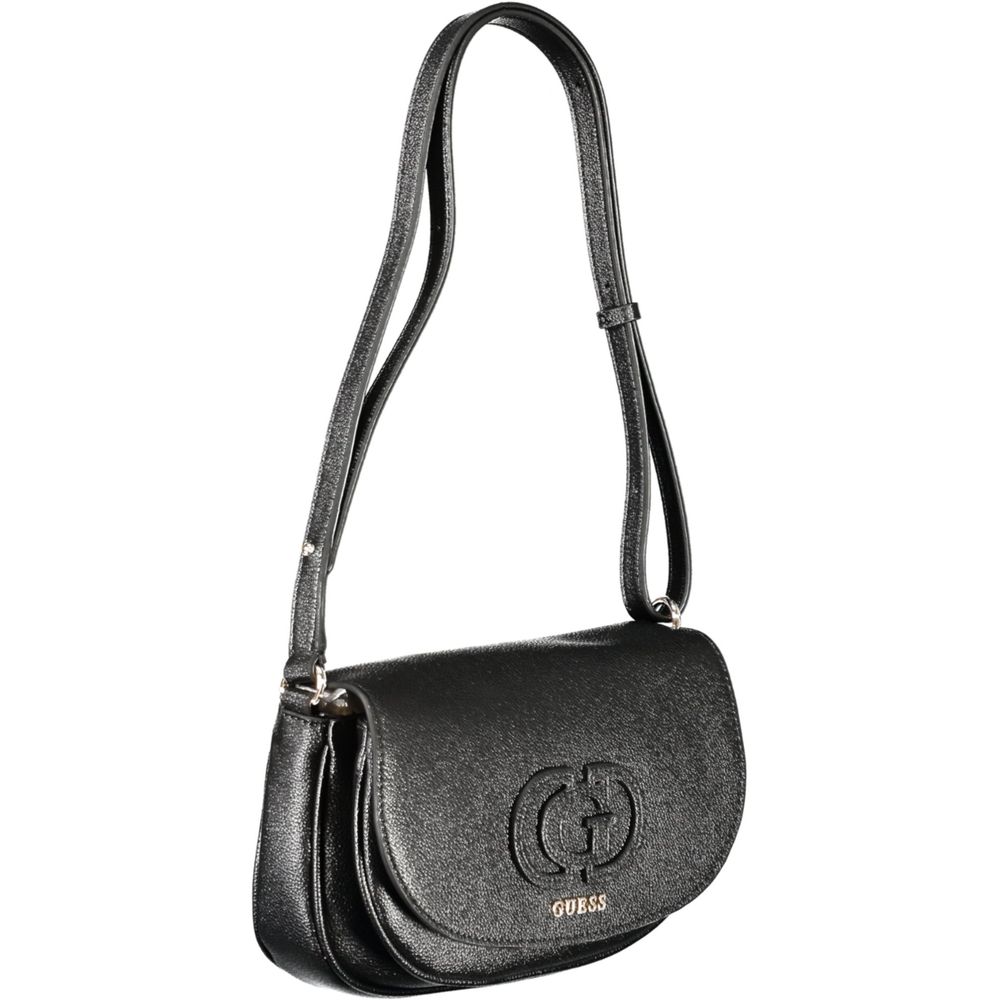 Guess Jeans Black Polyethylene Women Handbag Guess Jeans Xosier