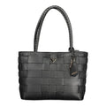 Guess Jeans Nero Poliuretano Women Handbag Guess Jeans Xosier