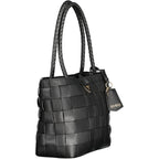 Guess Jeans Nero Poliuretano Women Handbag Guess Jeans Xosier