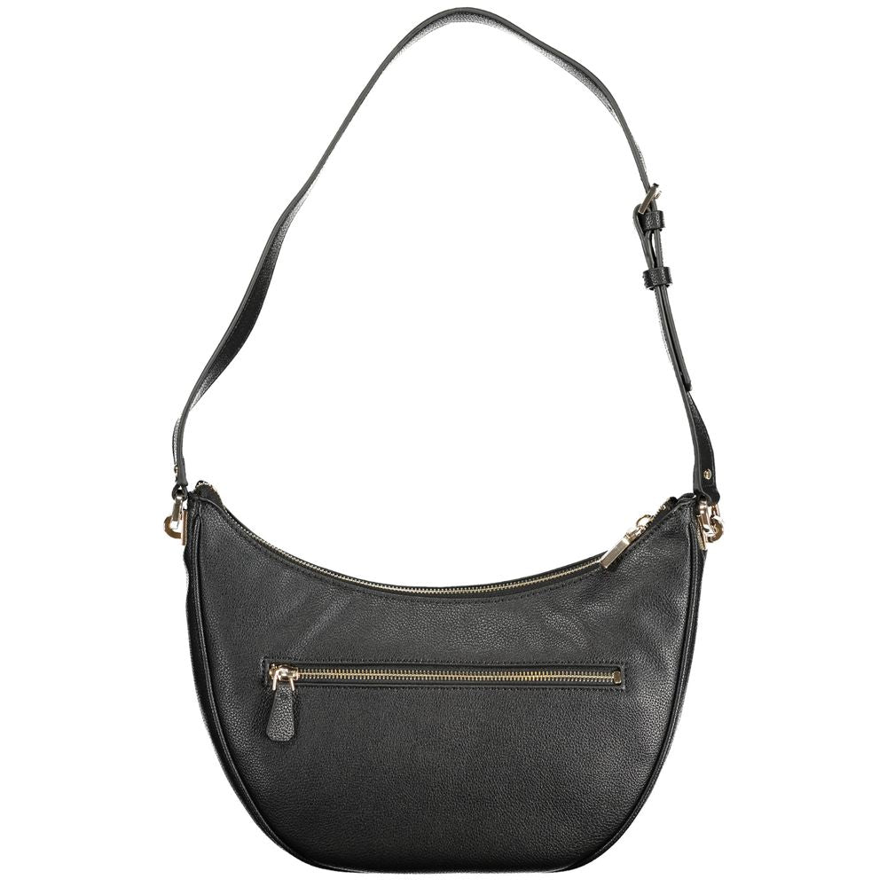 Guess Jeans Nero Poliuretano Women Handbag Guess Jeans Xosier