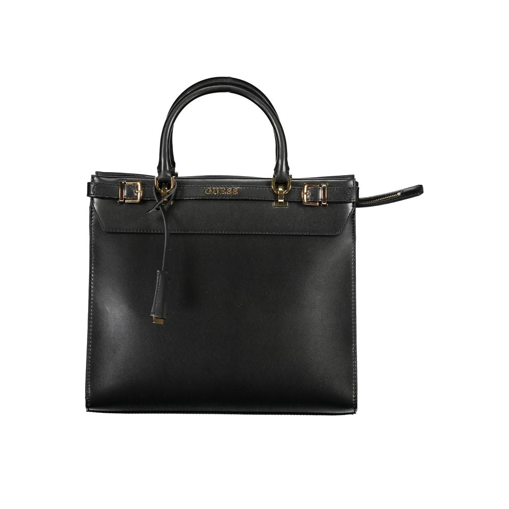 Guess Jeans Black Polyurethane Women Handbag Guess Jeans Xosier
