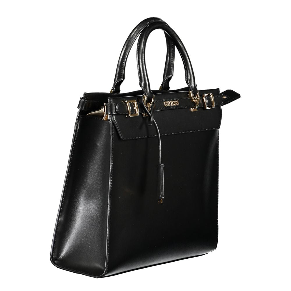 Guess Jeans Black Polyurethane Women Handbag Guess Jeans Xosier