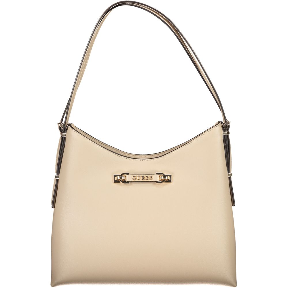 Guess Jeans Beige Poliuretano Women Handbag Guess Jeans Xosier