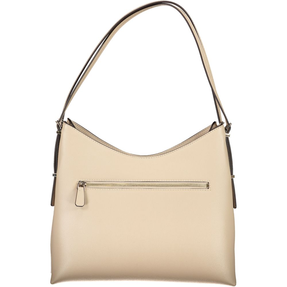 Guess Jeans Beige Poliuretano Women Handbag Guess Jeans Xosier