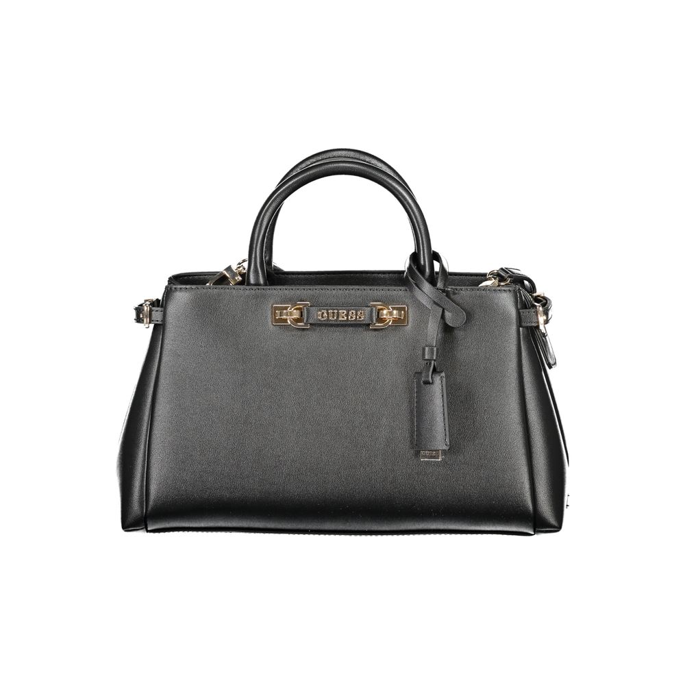 Guess Jeans Nero Poliuretano Women Handbag Guess Jeans Xosier