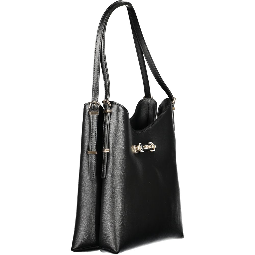 Guess Jeans Black Polyurethane Women Handbag Guess Jeans Xosier