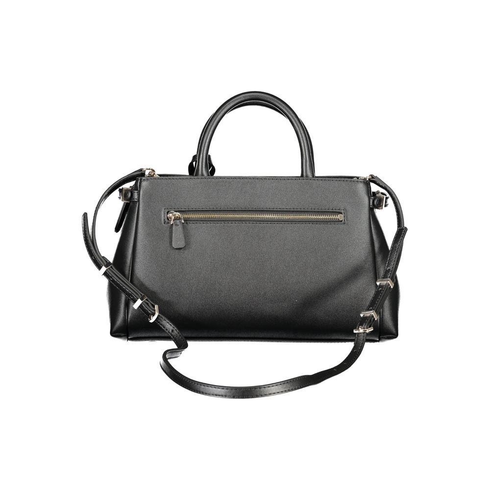 Guess Jeans Nero Poliuretano Women Handbag Guess Jeans Xosier