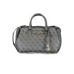 Guess Jeans Nero Poliuretano Women Handbag Guess Jeans Xosier