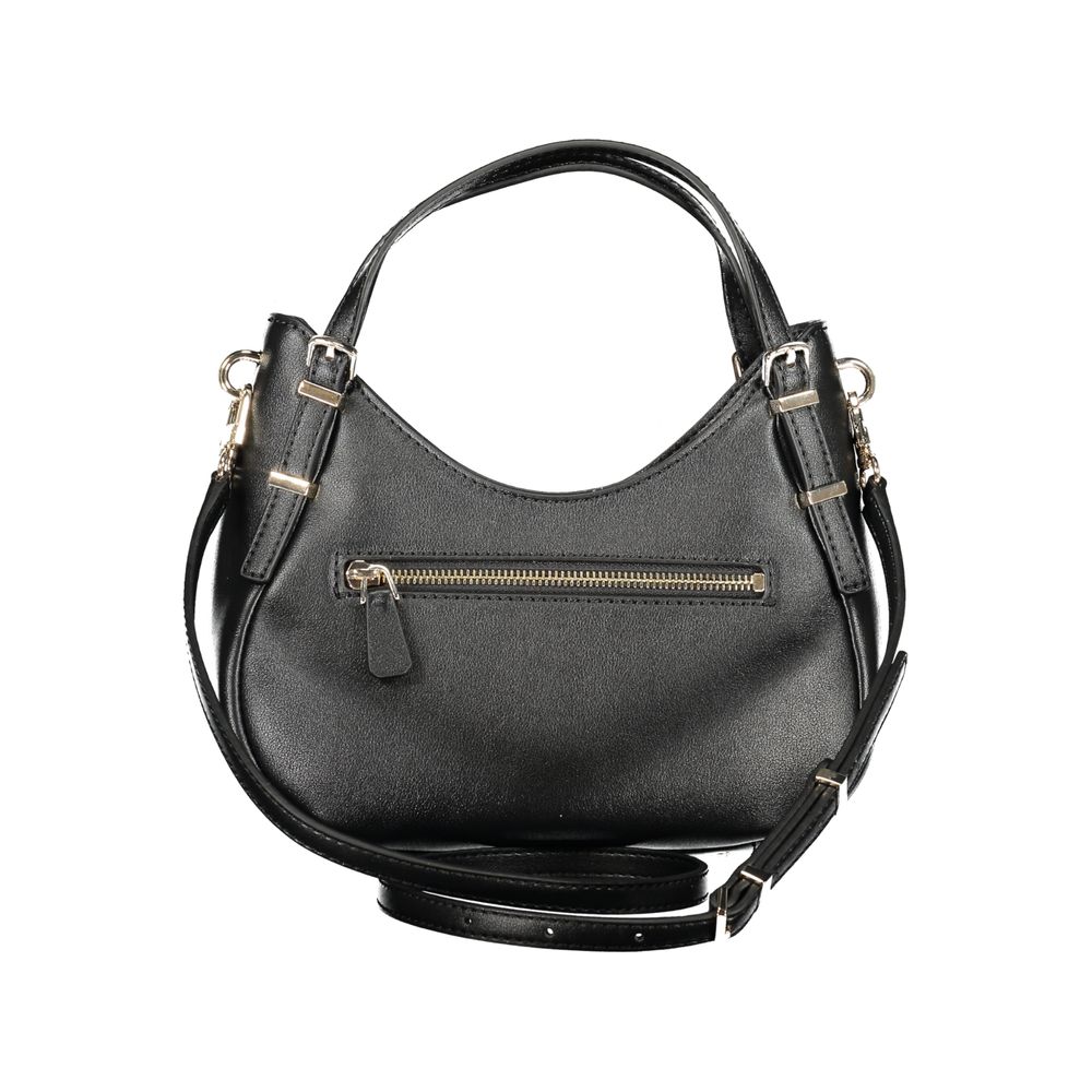Guess Jeans Nero Poliuretano Women Handbag Guess Jeans Xosier