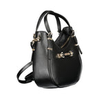 Guess Jeans Nero Poliuretano Women Handbag Guess Jeans Xosier