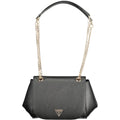 Guess Jeans Nero Poliuretano Women Handbag Guess Jeans Xosier