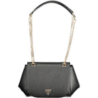 Guess Jeans Nero Poliuretano Women Handbag Guess Jeans Xosier