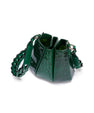 Green Luna Crocodile Leather Shoulder Bag Bellabags Bellabags