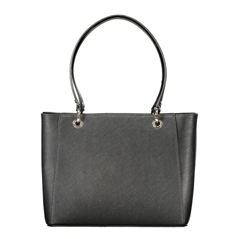 Guess Jeans Black Polyurethane Women's Handbag Guess Jeans Xosier