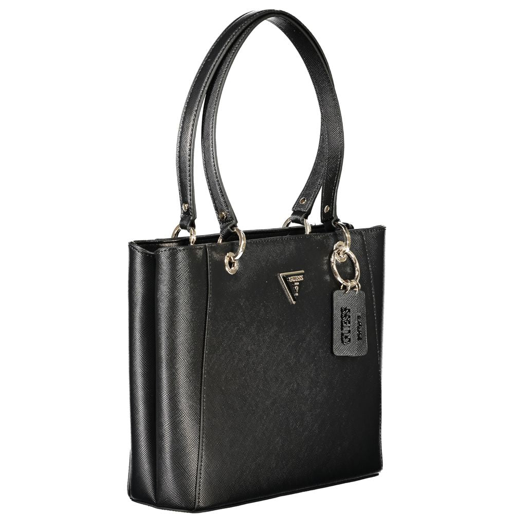 Guess Jeans Black Polyurethane Women's Handbag Guess Jeans Xosier