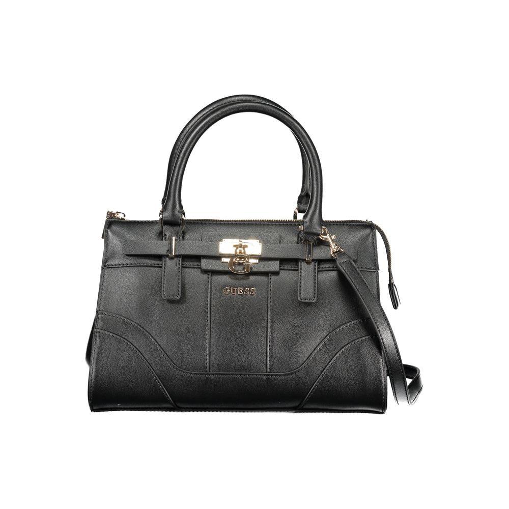Guess Jeans Black Polyurethane Women Handbag Guess Jeans Xosier