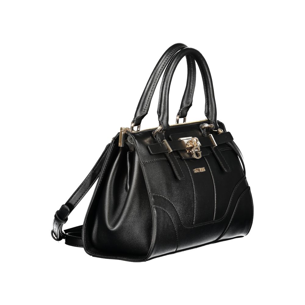 Guess Jeans Black Polyurethane Women Handbag Guess Jeans Xosier