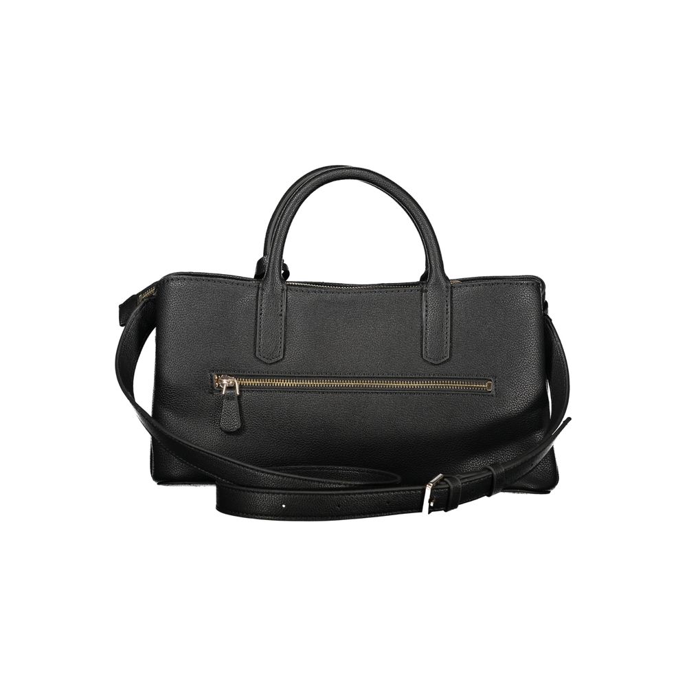 Guess Jeans Nero Poliuretano Women Handbag Guess Jeans Xosier
