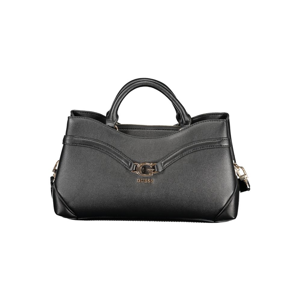 Guess Jeans Black Polyurethane Women's Handbag Guess Jeans Xosier