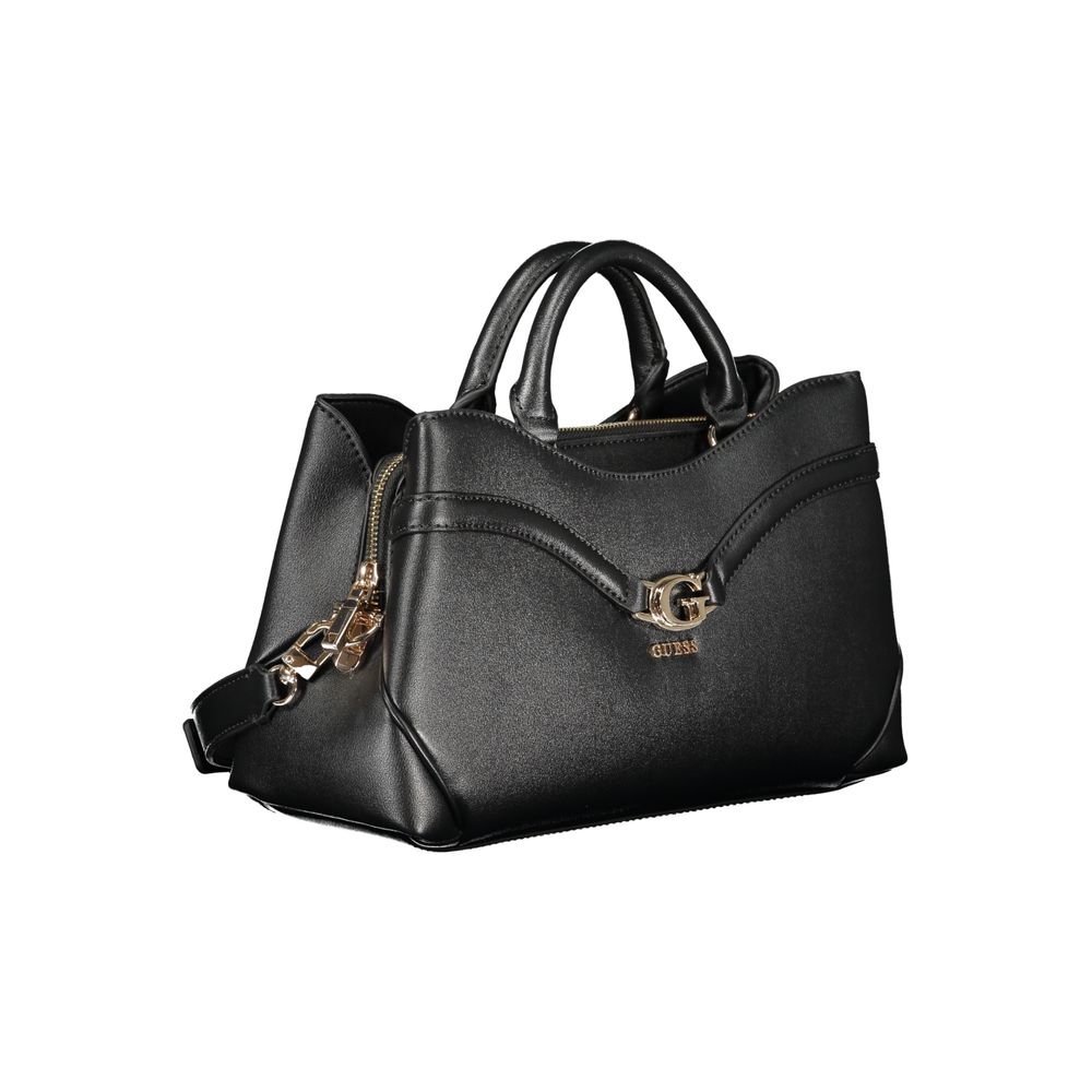 Guess Jeans Black Polyurethane Women's Handbag Guess Jeans Xosier