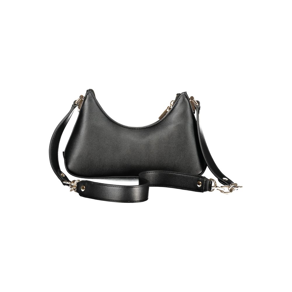 Guess Jeans Nero Poliuretano Women Shoulder Bag Guess Jeans Xosier