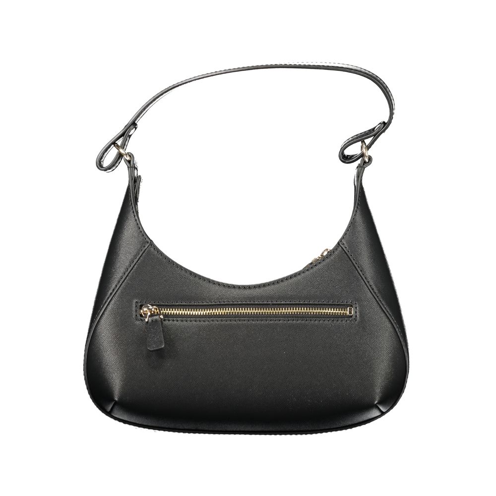 Guess Jeans Nero Poliuretano Womens Handbag Guess Jeans Xosier
