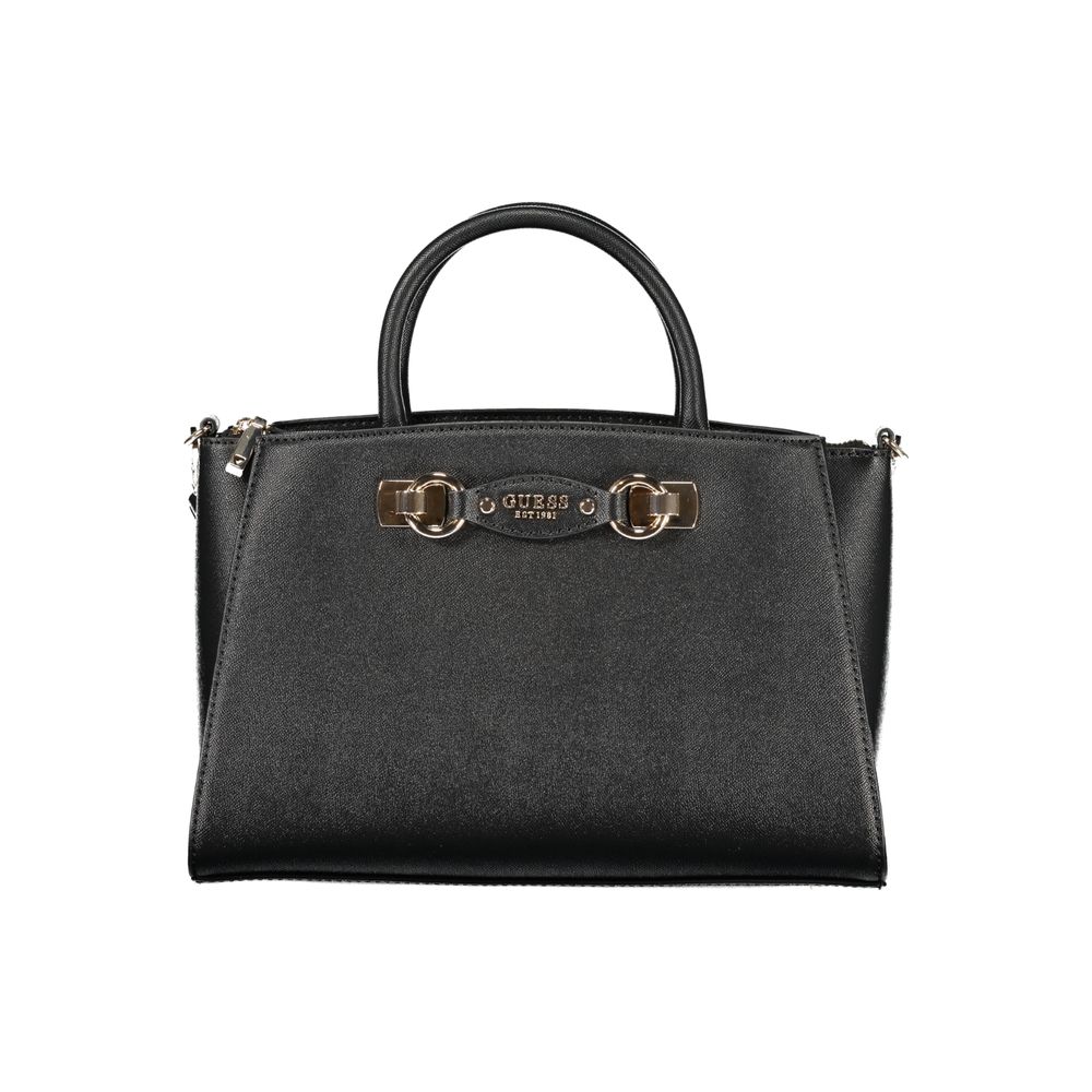 Guess Jeans Black Polyurethane Women Handbag Guess Jeans Xosier