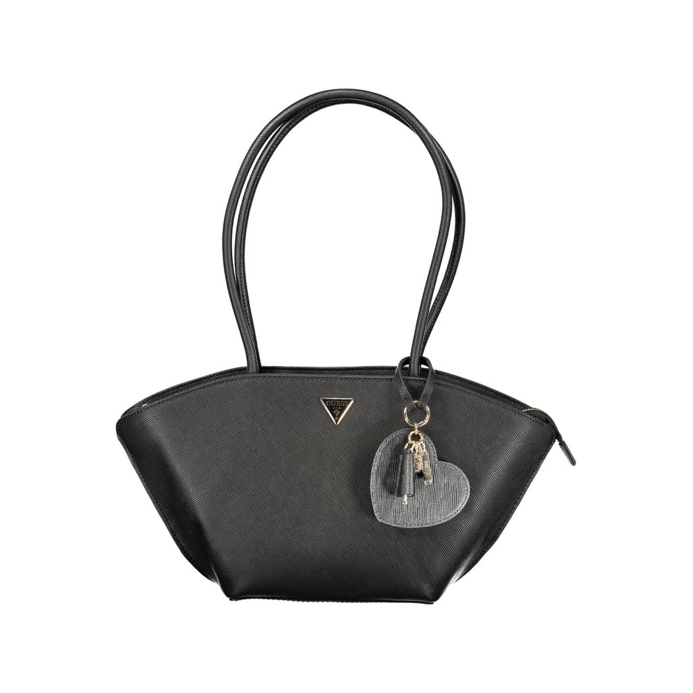Guess Jeans Black Polyurethane Women's Handbag Guess Jeans Xosier