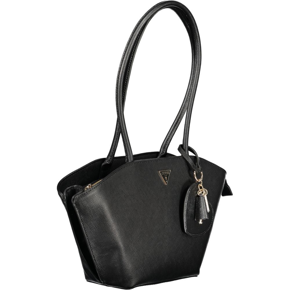 Guess Jeans Black Polyurethane Women's Handbag Guess Jeans Xosier