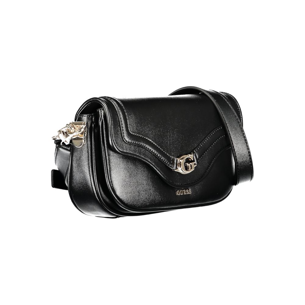 Guess Jeans Black Polyurethane Women Handbag Guess Jeans Xosier