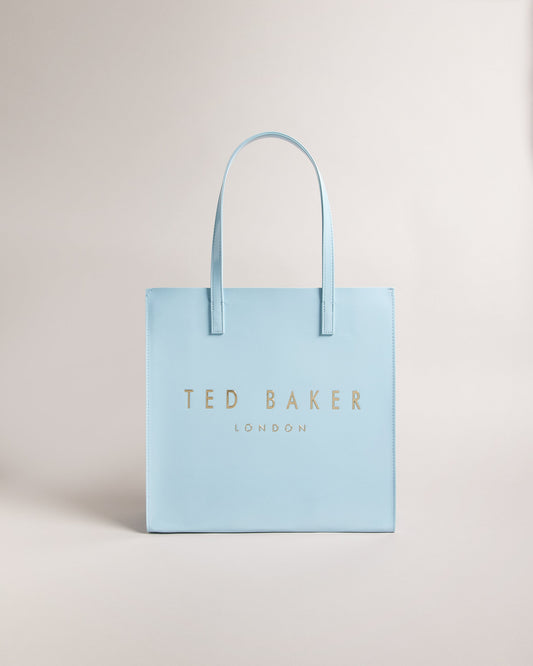 Women's CRINKON-Crinkle Large Icon Bag Lt-Blue Ted Baker South Africa Bellabags