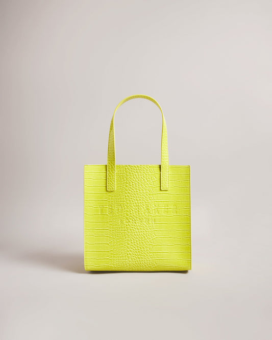 Women's Reptcon-Croc Effect Small Icon Bag Lime Ted Baker South Africa Bellabags