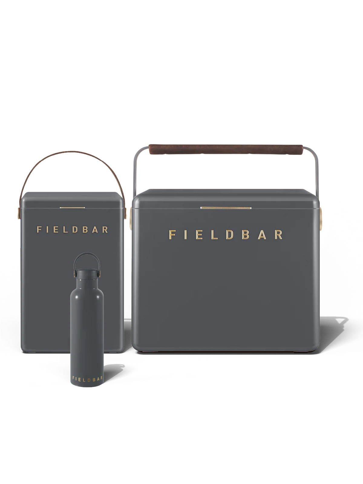 Cooler Box Set & Field Bottle / Oyster Grey