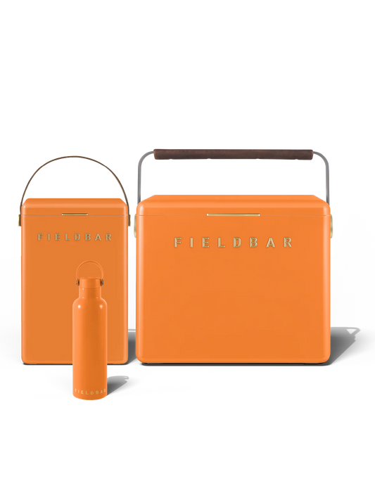 Cooler Box Set & Field Bottle / Orchard Orange