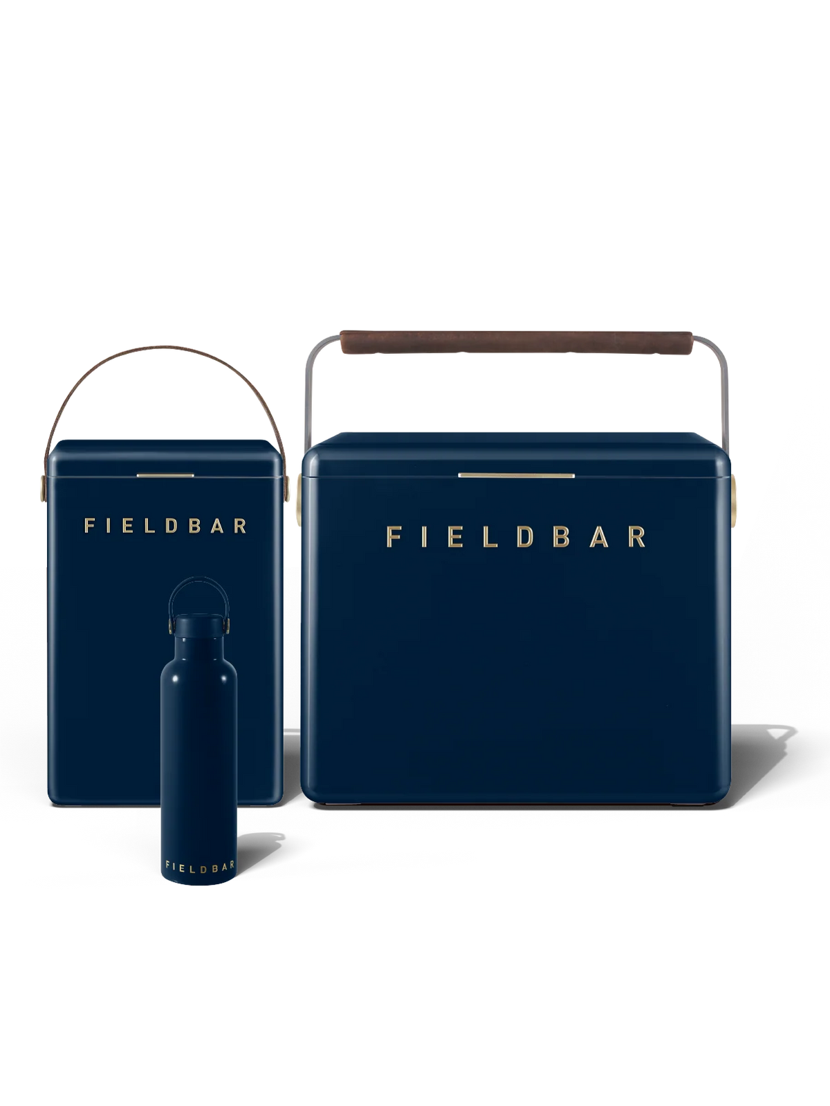 Cooler Box Set & Field Bottle / Sea Boat Blue
