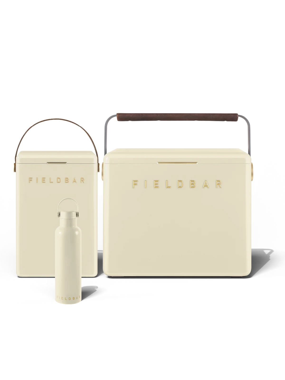 Cooler Box Set & Field Bottle / Safari White