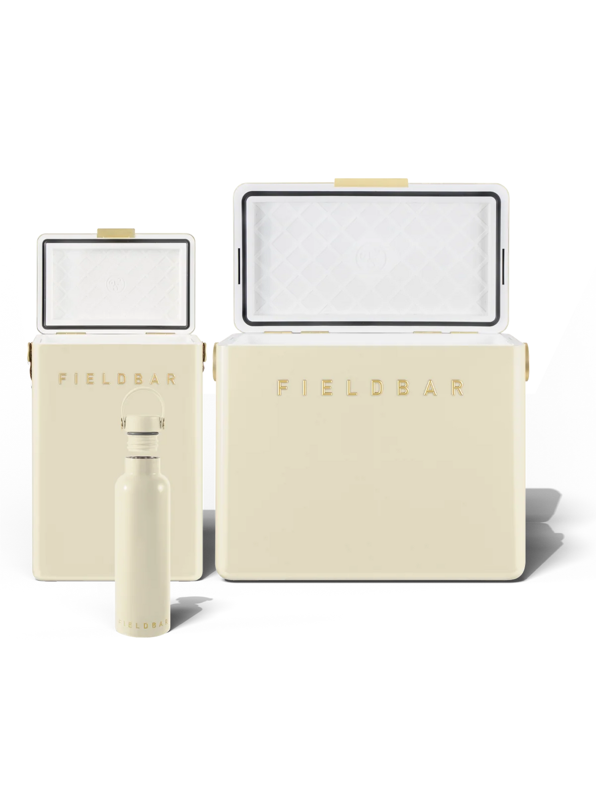 Cooler Box Set & Field Bottle / Safari White