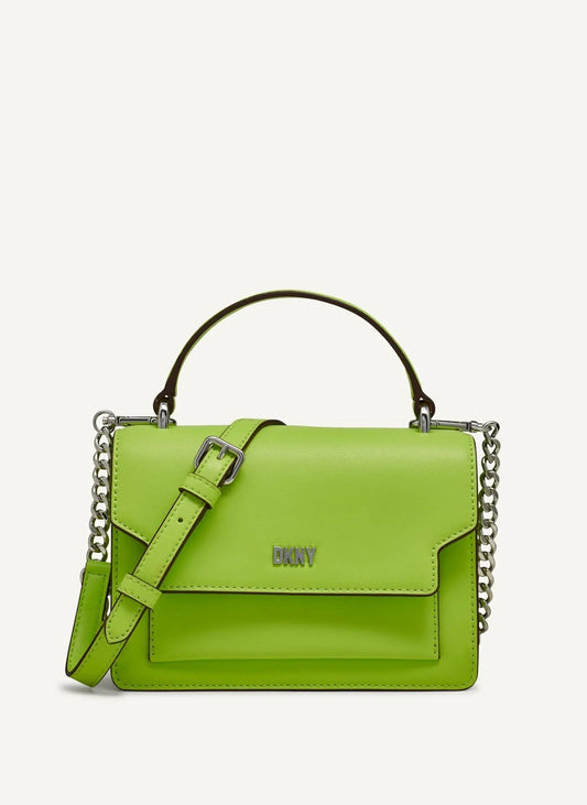 Millie Leather Top Handle Crossbody - Bellabags DKNY