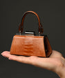 Black Nevada Ostrich Leather Micro Bag Bellabags Bellabags